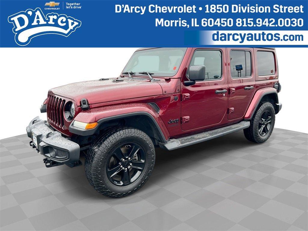 used 2021 Jeep Wrangler Unlimited car, priced at $27,091