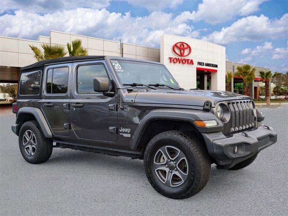 used 2020 Jeep Wrangler Unlimited car, priced at $26,231