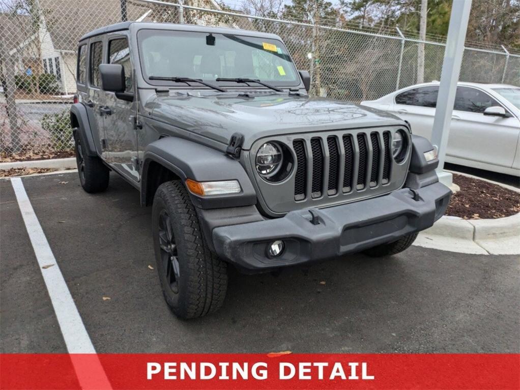 used 2021 Jeep Wrangler Unlimited car, priced at $32,831