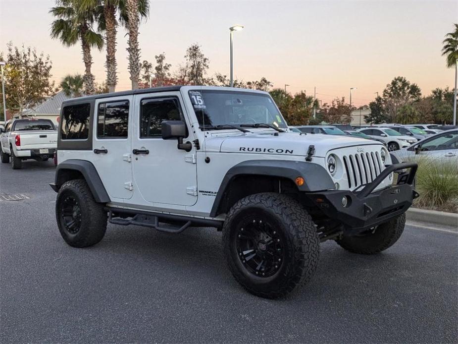 used 2015 Jeep Wrangler Unlimited car, priced at $21,831