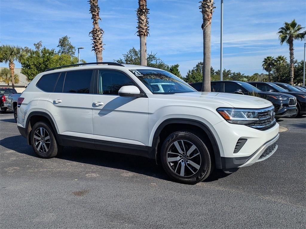 used 2021 Volkswagen Atlas car, priced at $18,331