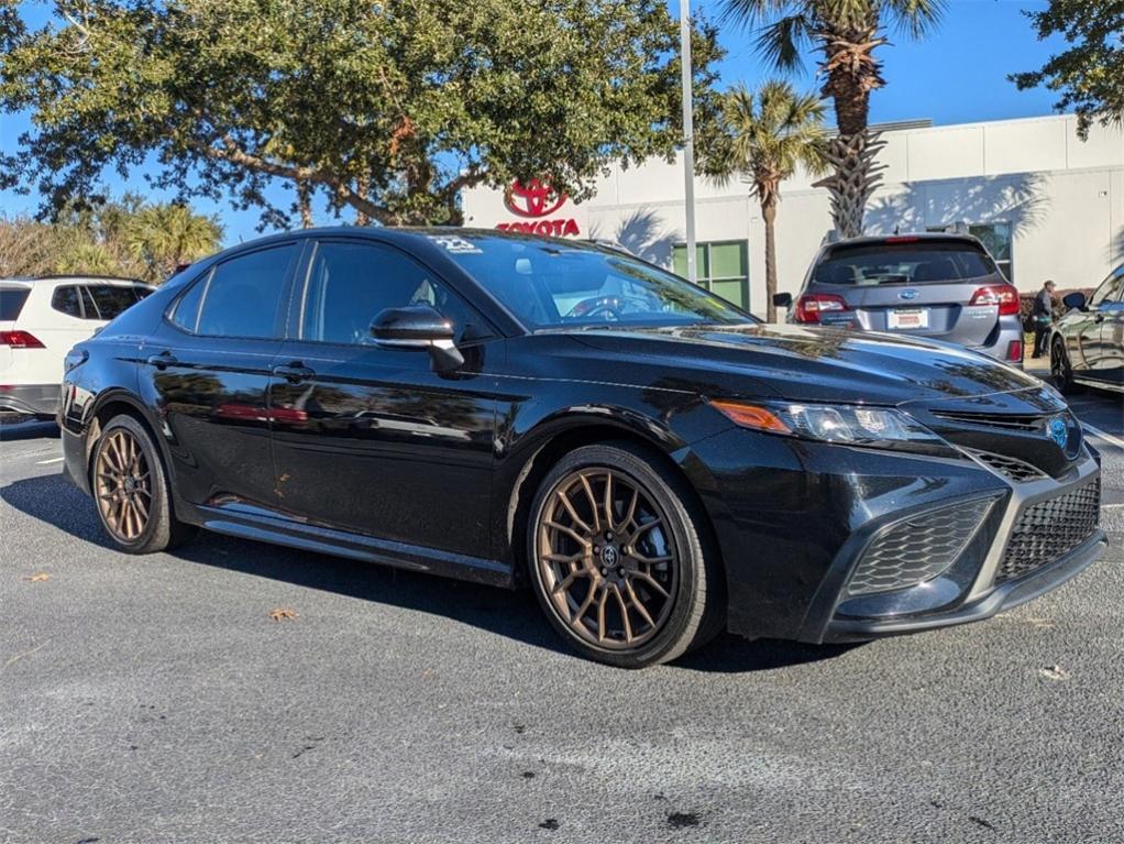 used 2023 Toyota Camry Hybrid car, priced at $28,131