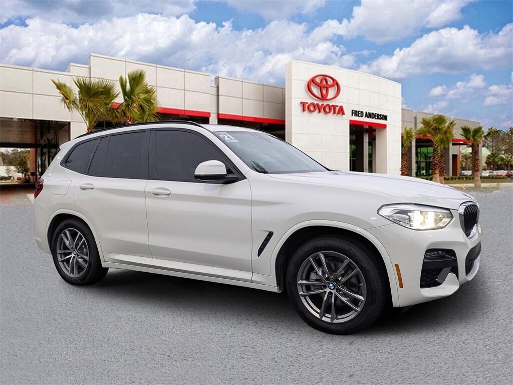 used 2021 BMW X3 car, priced at $23,831