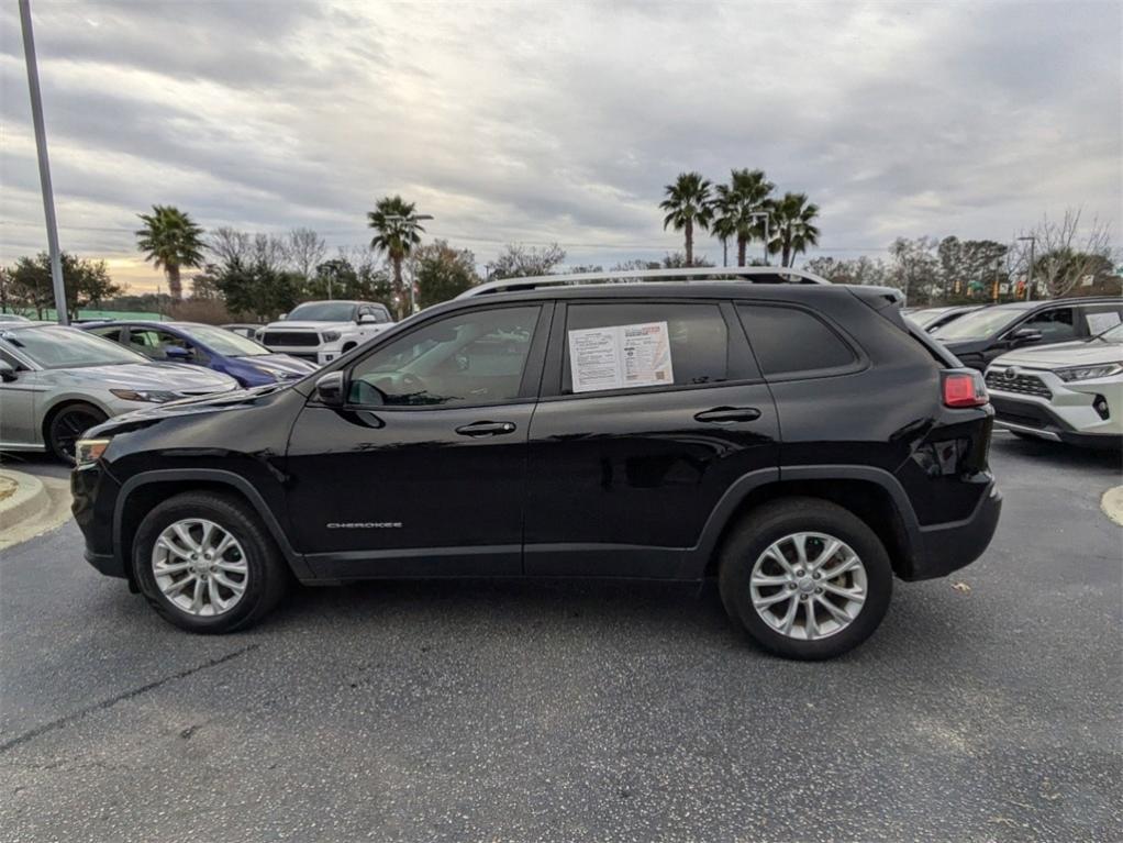 used 2021 Jeep Cherokee car, priced at $18,531