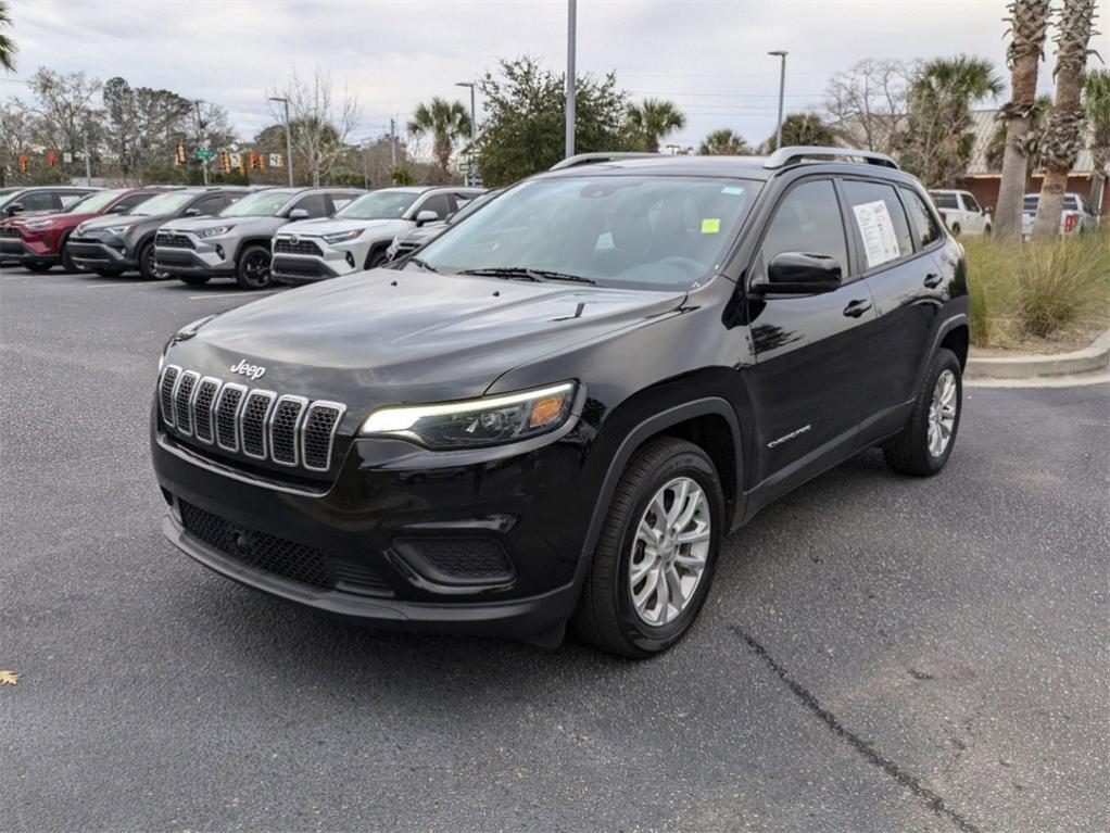 used 2021 Jeep Cherokee car, priced at $18,531