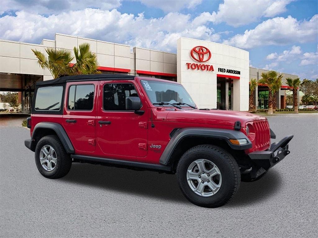 used 2018 Jeep Wrangler Unlimited car, priced at $24,231