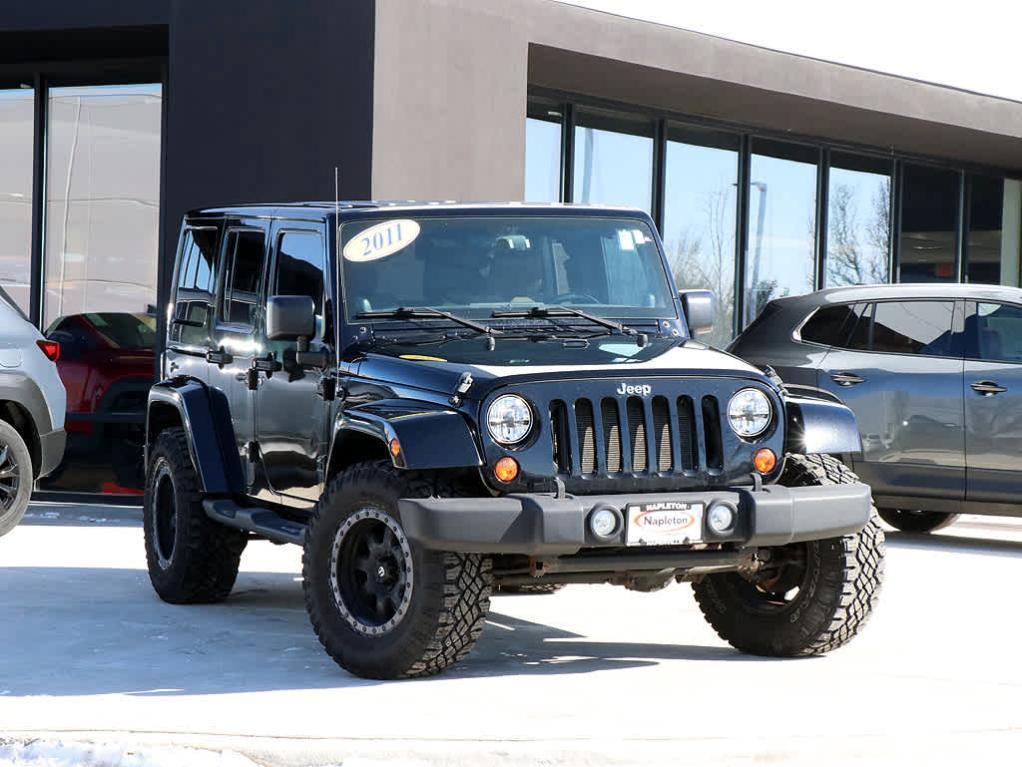 used 2011 Jeep Wrangler Unlimited car, priced at $13,487