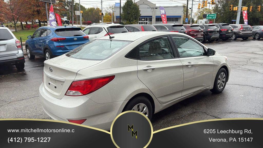 used 2016 Hyundai Accent car, priced at $5,495