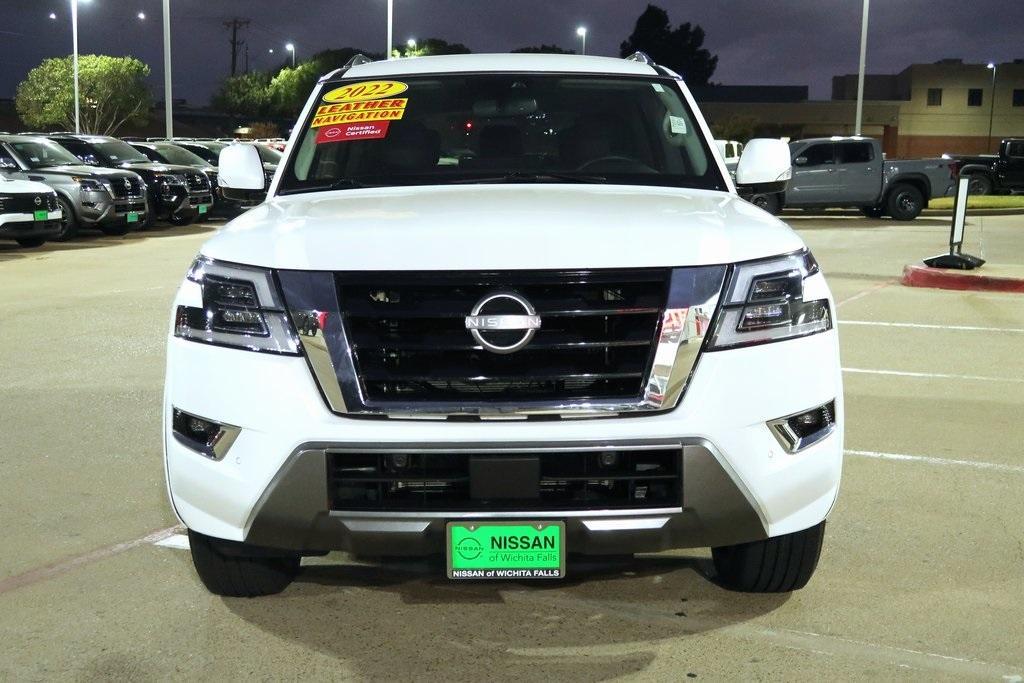 used 2022 Nissan Armada car, priced at $35,000