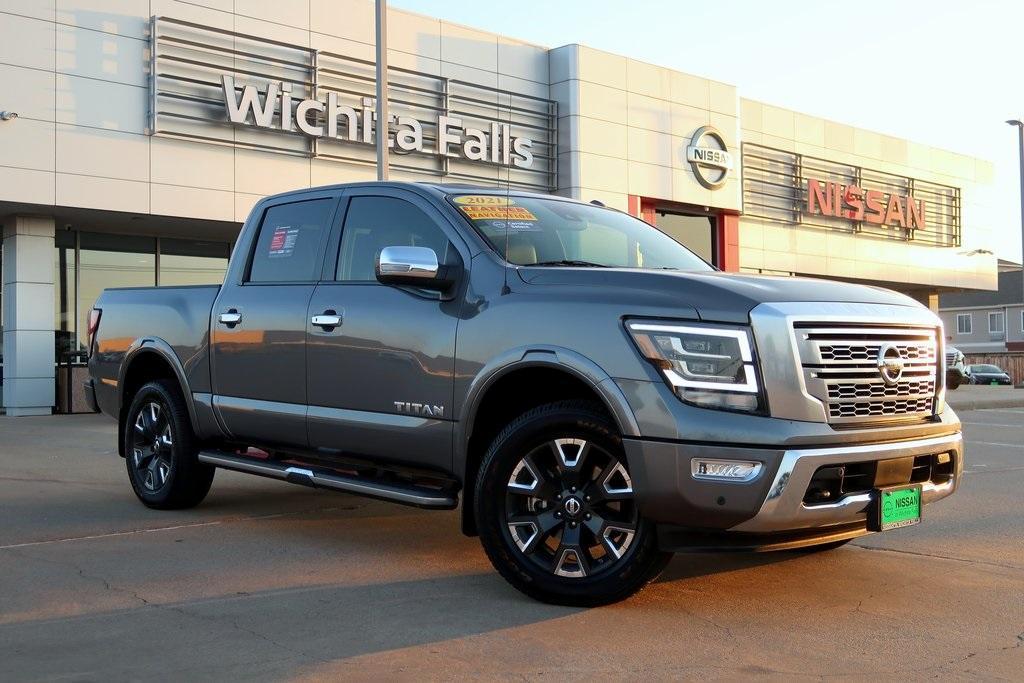 used 2021 Nissan Titan car, priced at $34,929