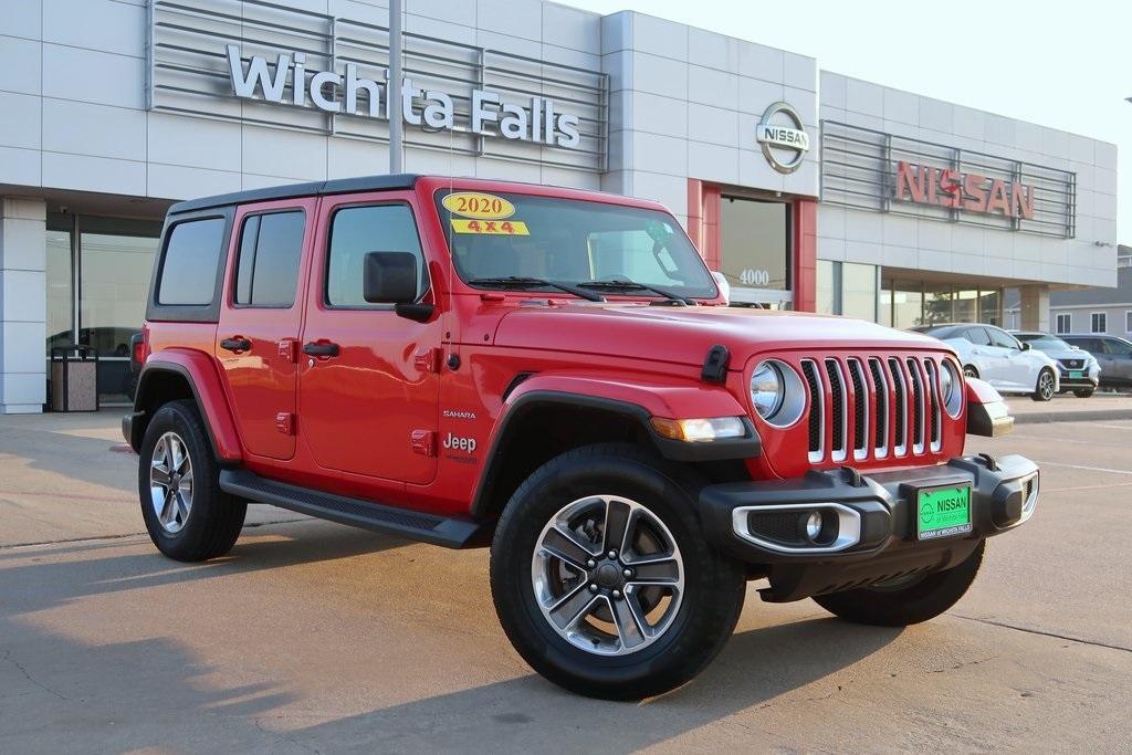 used 2020 Jeep Wrangler Unlimited car, priced at $31,500