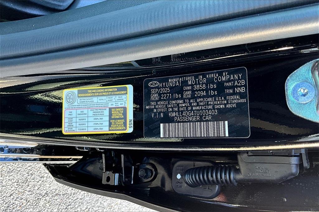 new 2026 Hyundai Elantra car, priced at $23,144