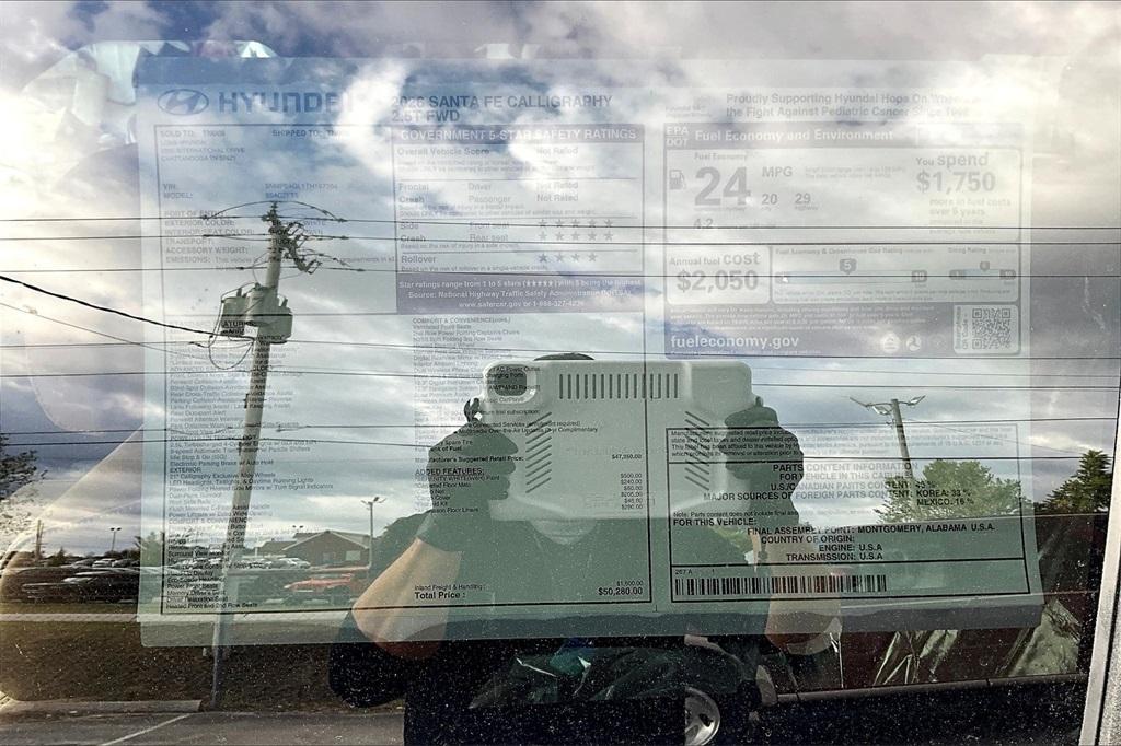 new 2026 Hyundai Santa Fe car, priced at $44,104