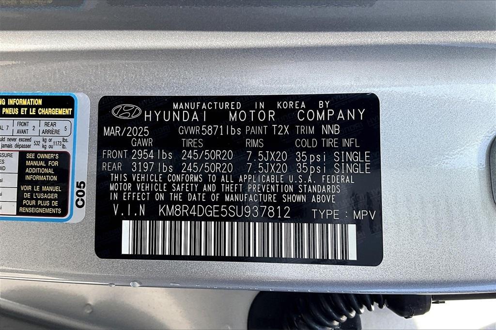 new 2025 Hyundai Palisade car, priced at $45,054