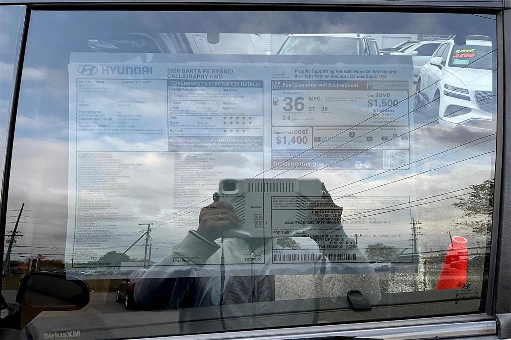 new 2026 Hyundai SANTA FE HEV car, priced at $44,597