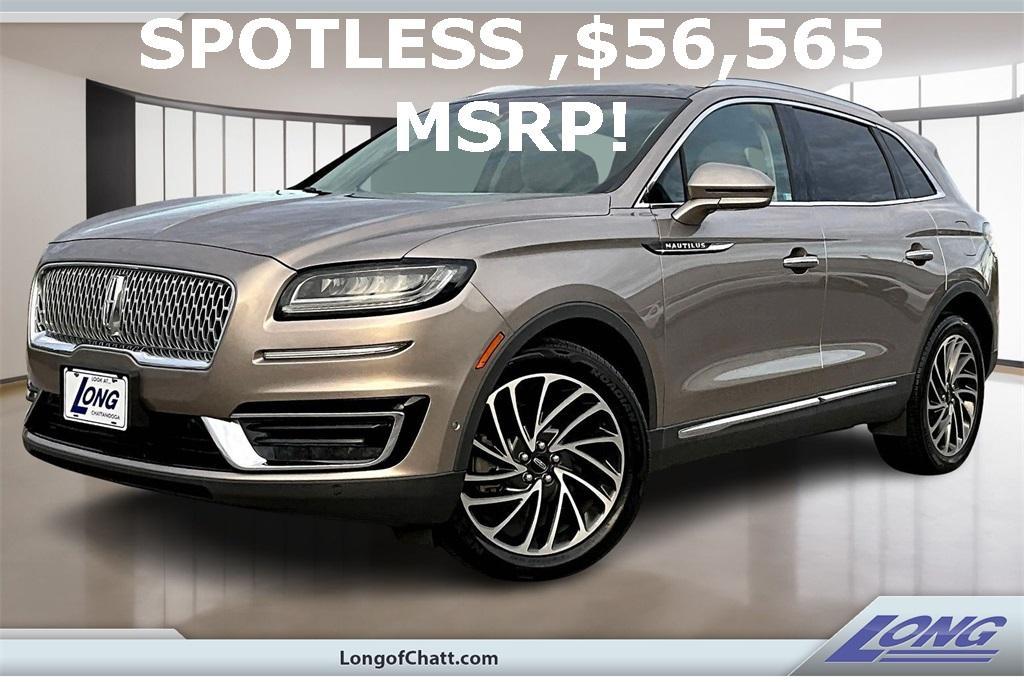 used 2019 Lincoln Nautilus car, priced at $18,988