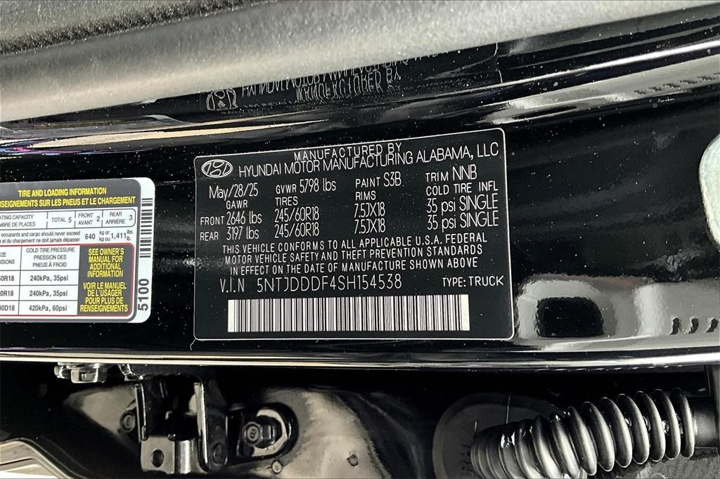 new 2025 Hyundai SANTA CRUZ car, priced at $39,166