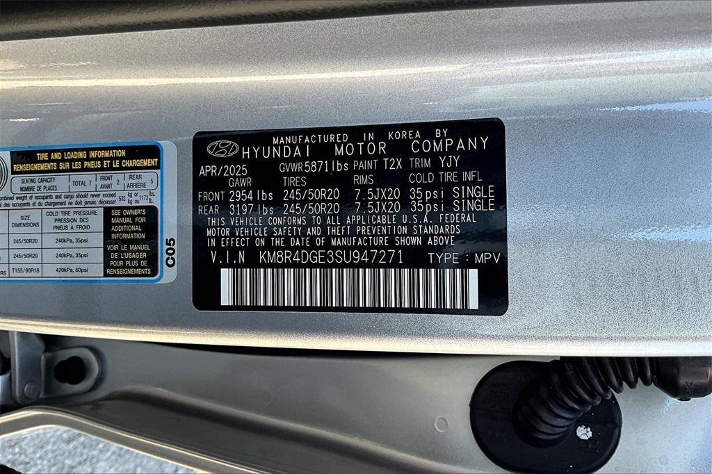 new 2025 Hyundai Palisade car, priced at $45,054