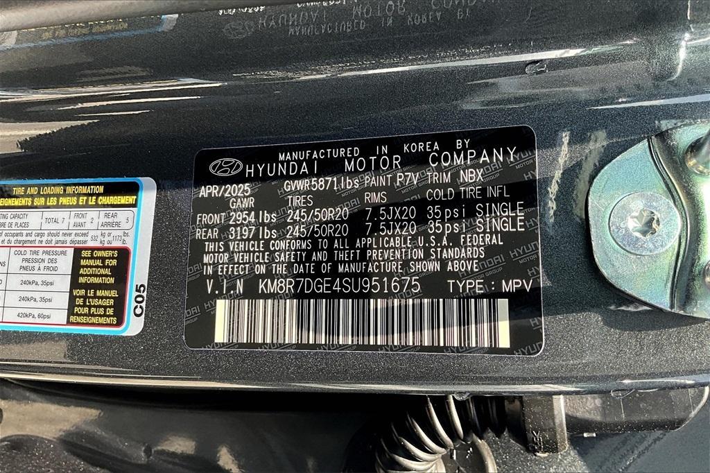 new 2025 Hyundai Palisade car, priced at $50,230