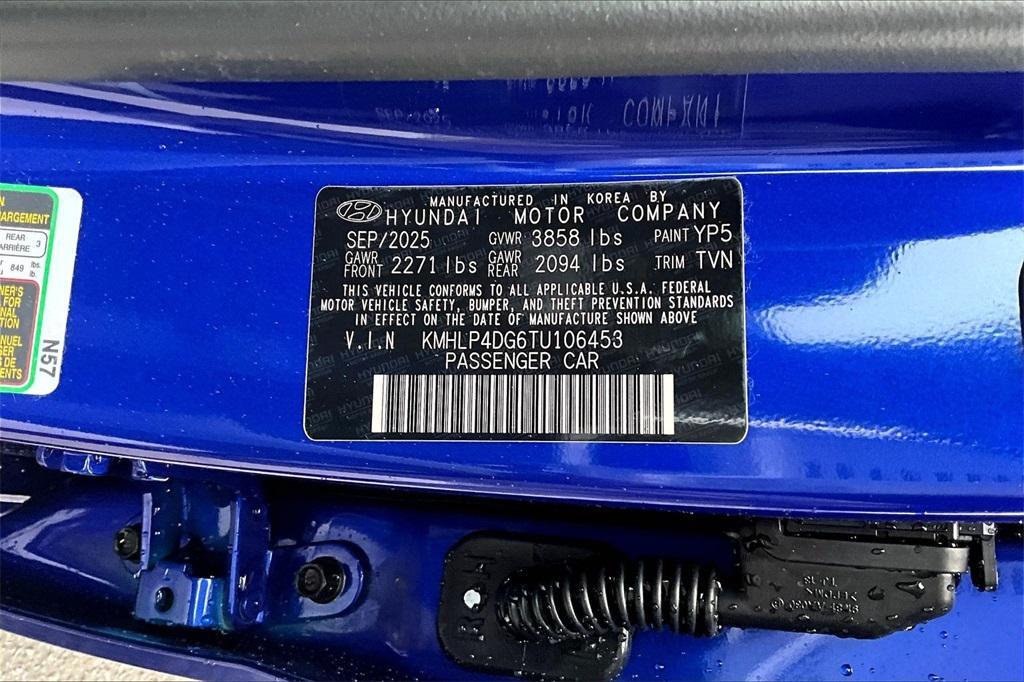 new 2026 Hyundai Elantra car, priced at $27,255