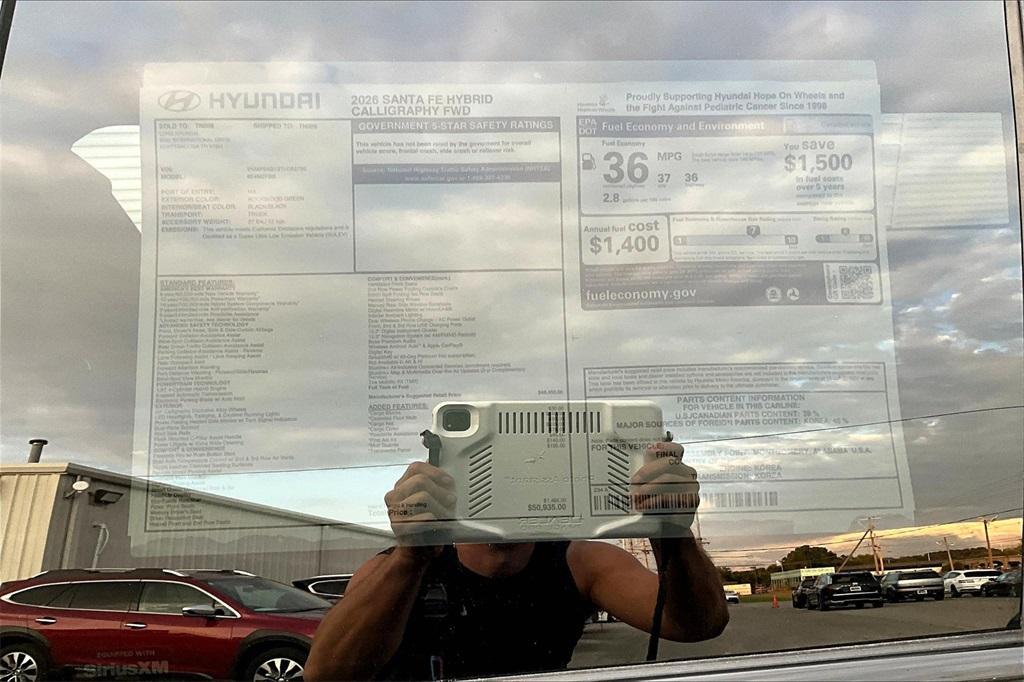 new 2026 Hyundai SANTA FE HEV car, priced at $44,576