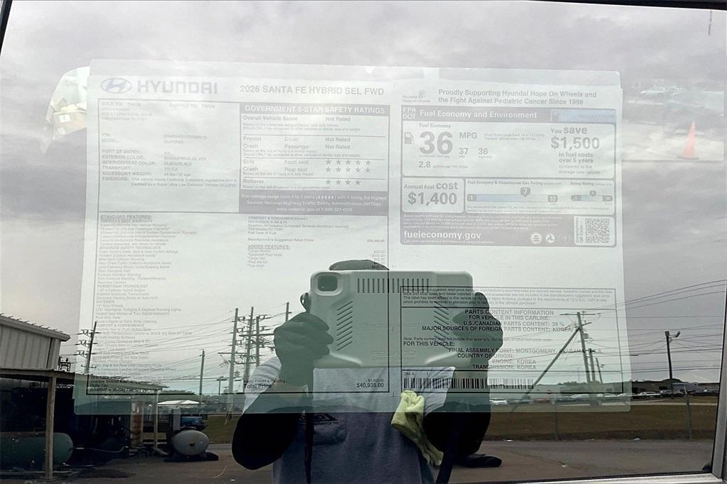 new 2026 Hyundai SANTA FE HEV car, priced at $35,039