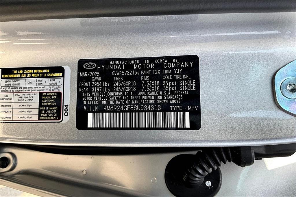 new 2025 Hyundai Palisade car, priced at $39,429