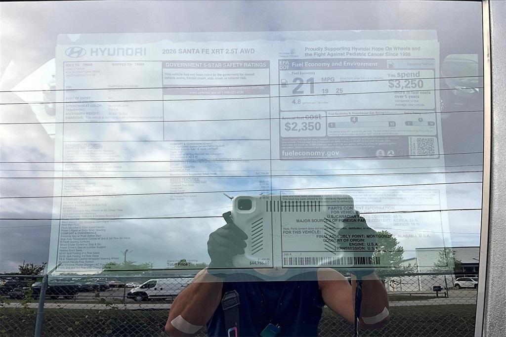 new 2026 Hyundai Santa Fe car, priced at $38,877