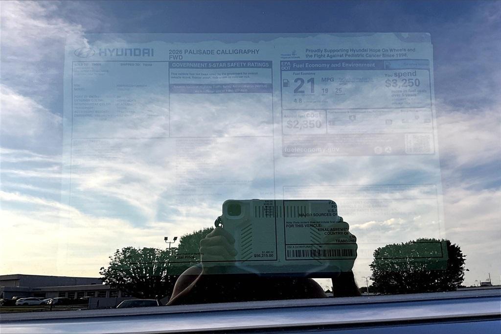 new 2026 Hyundai Palisade car, priced at $52,061