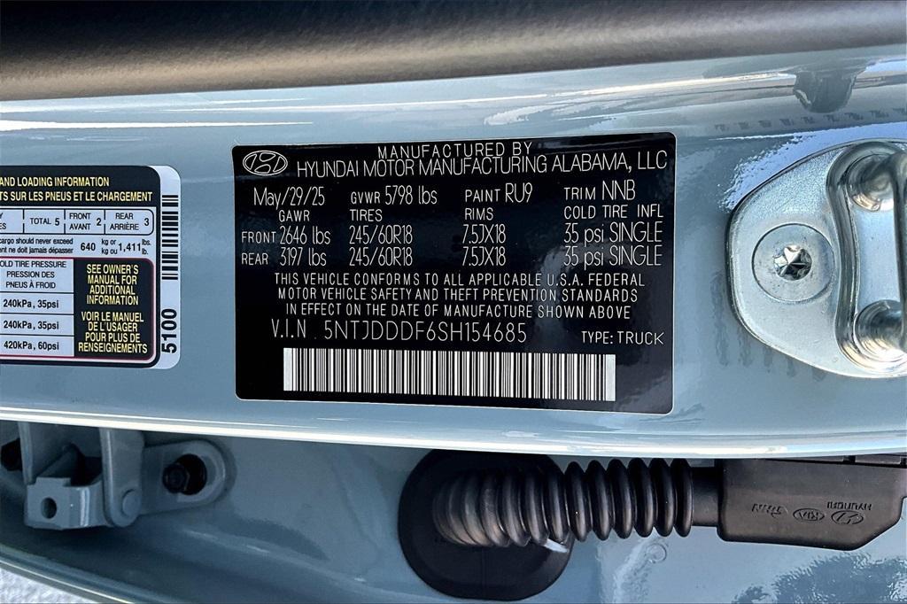 new 2025 Hyundai SANTA CRUZ car, priced at $39,646