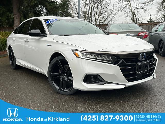 used 2022 Honda Accord Hybrid car, priced at $27,988