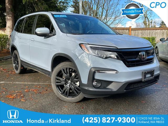 used 2022 Honda Pilot car, priced at $36,988