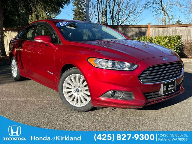 used 2016 Ford Fusion Hybrid car, priced at $11,988