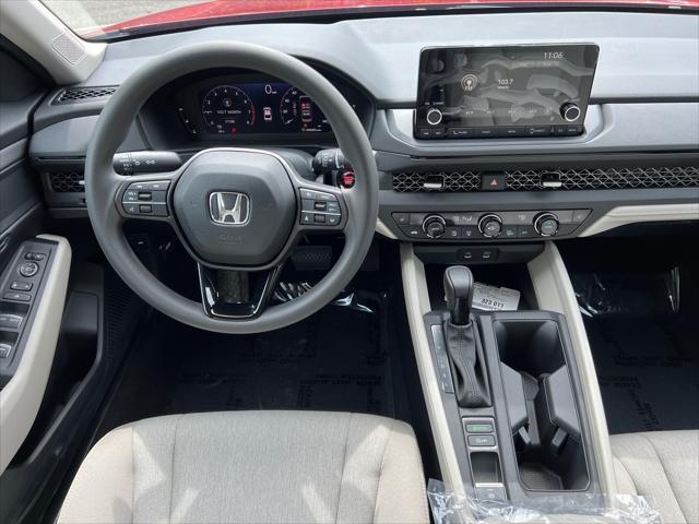 new 2024 Honda Accord car, priced at $28,986