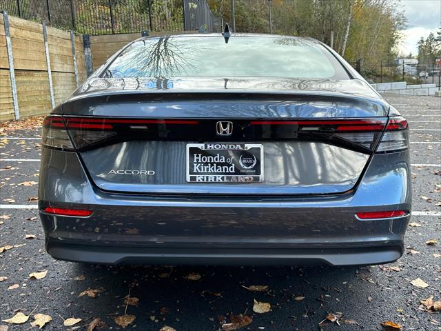 new 2024 Honda Accord car, priced at $29,600