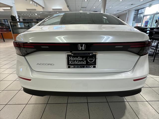 new 2024 Honda Accord car, priced at $29,130