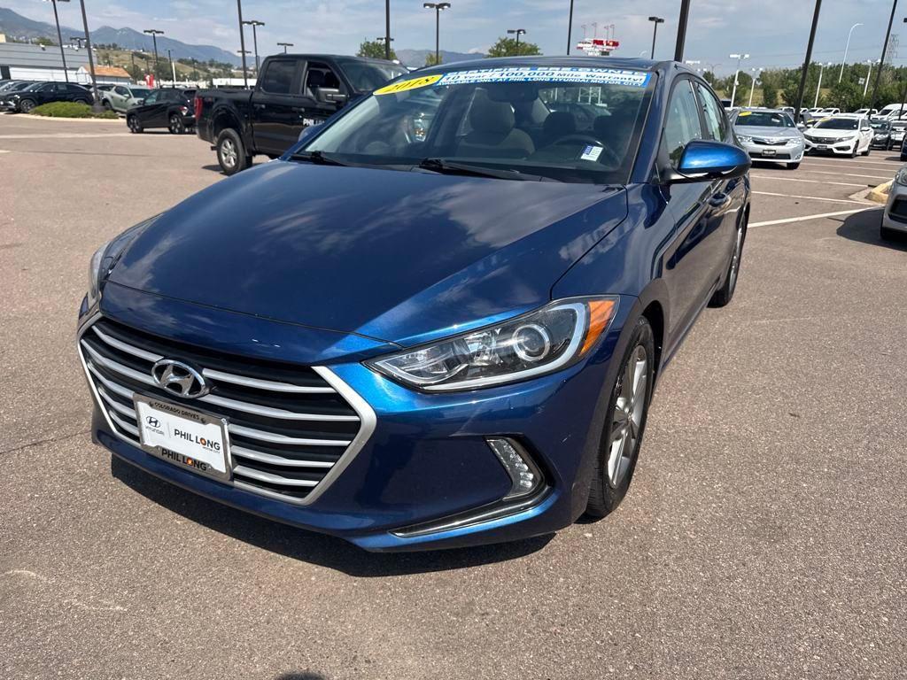 used 2018 Hyundai Elantra car, priced at $14,089