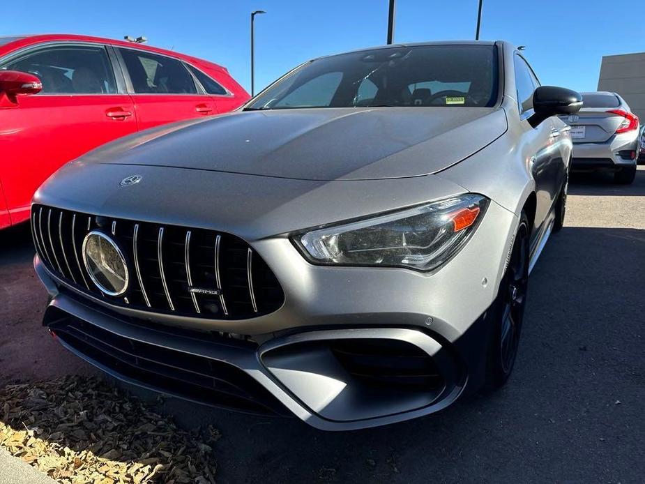 used 2021 Mercedes-Benz AMG CLA 45 car, priced at $45,992