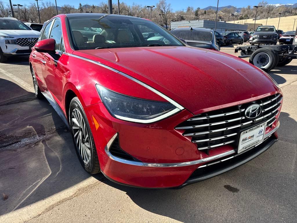 used 2021 Hyundai Sonata Hybrid car, priced at $19,789