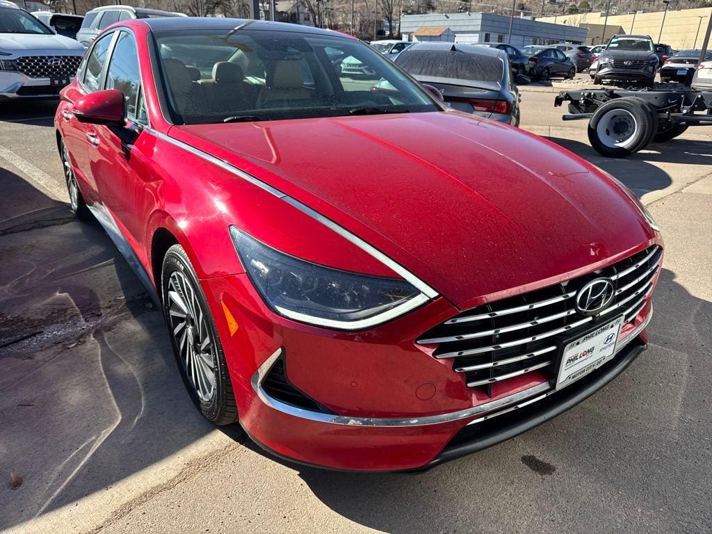 used 2021 Hyundai Sonata Hybrid car, priced at $19,789