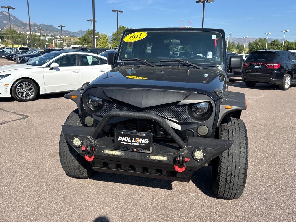 used 2011 Jeep Wrangler Unlimited car, priced at $15,889