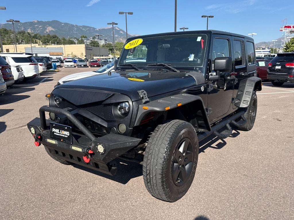 used 2011 Jeep Wrangler Unlimited car, priced at $15,889