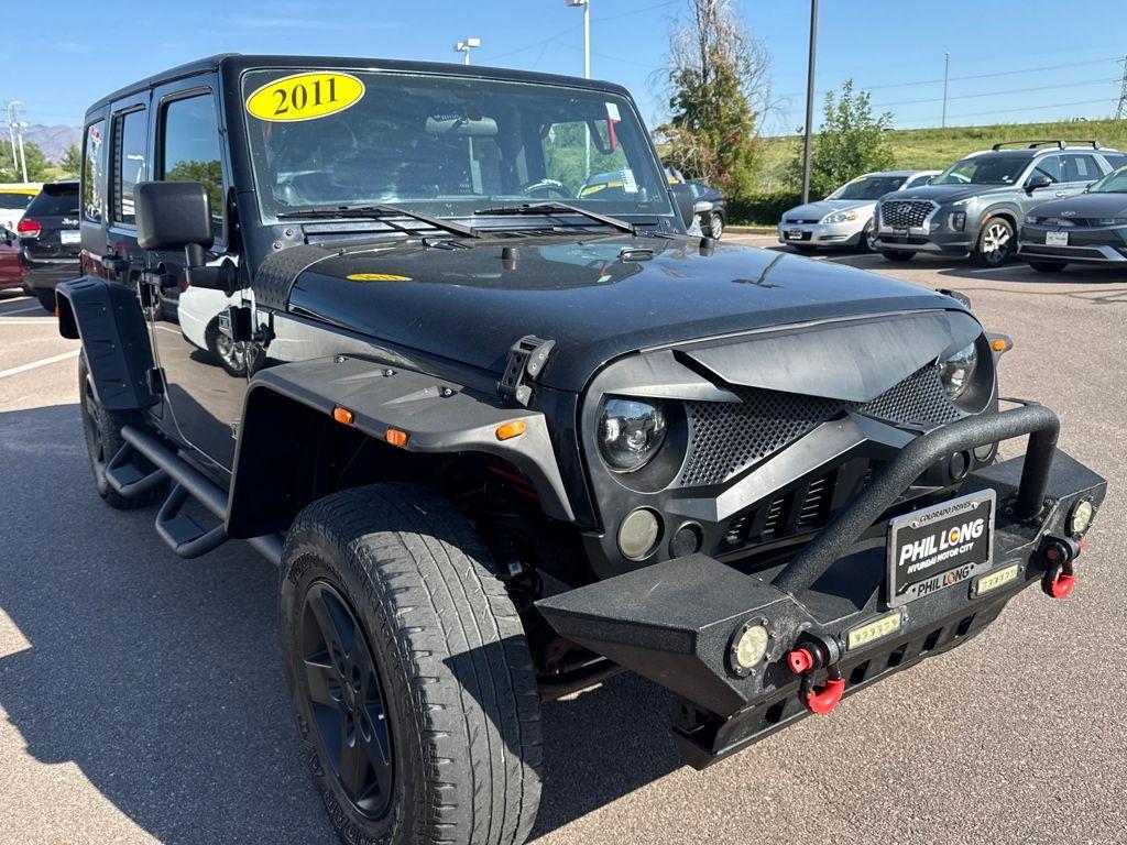 used 2011 Jeep Wrangler Unlimited car, priced at $15,889