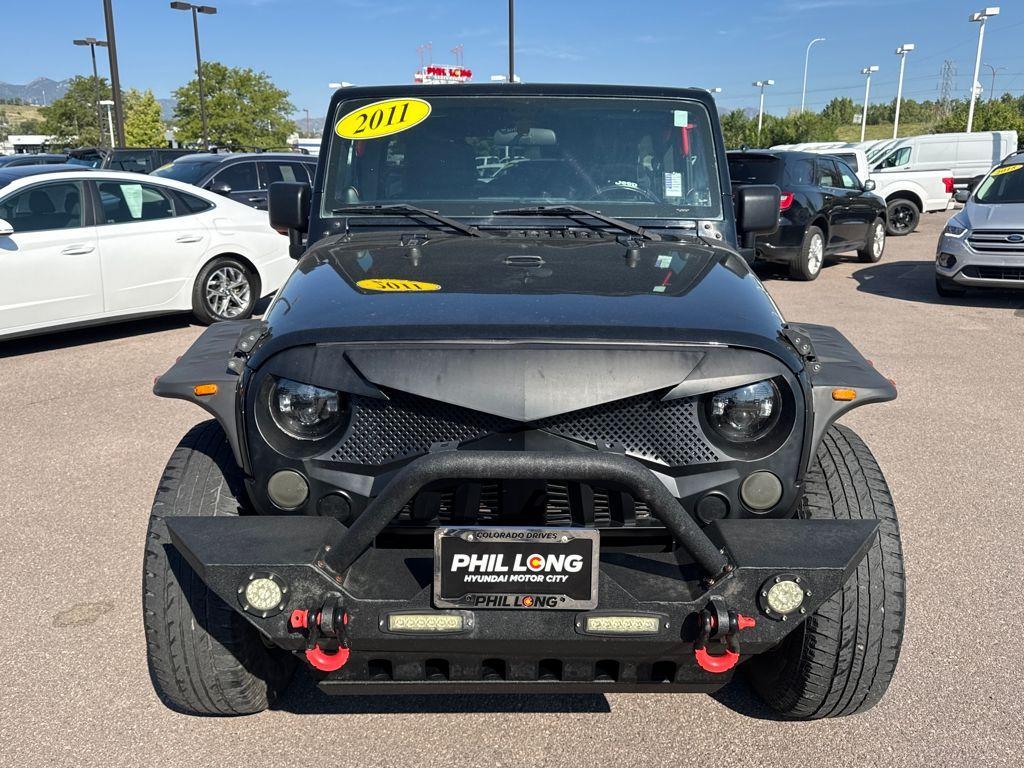 used 2011 Jeep Wrangler Unlimited car, priced at $15,889