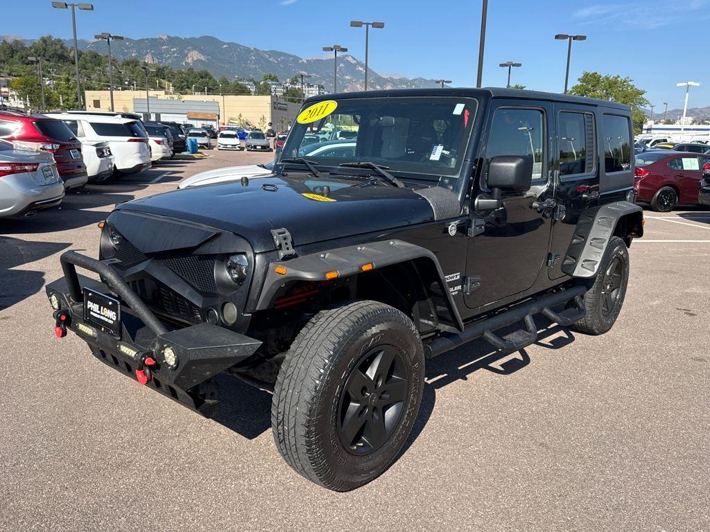 used 2011 Jeep Wrangler Unlimited car, priced at $15,889
