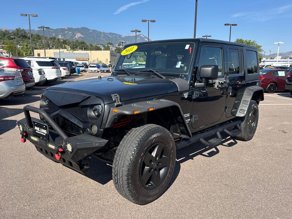 used 2011 Jeep Wrangler Unlimited car, priced at $15,889