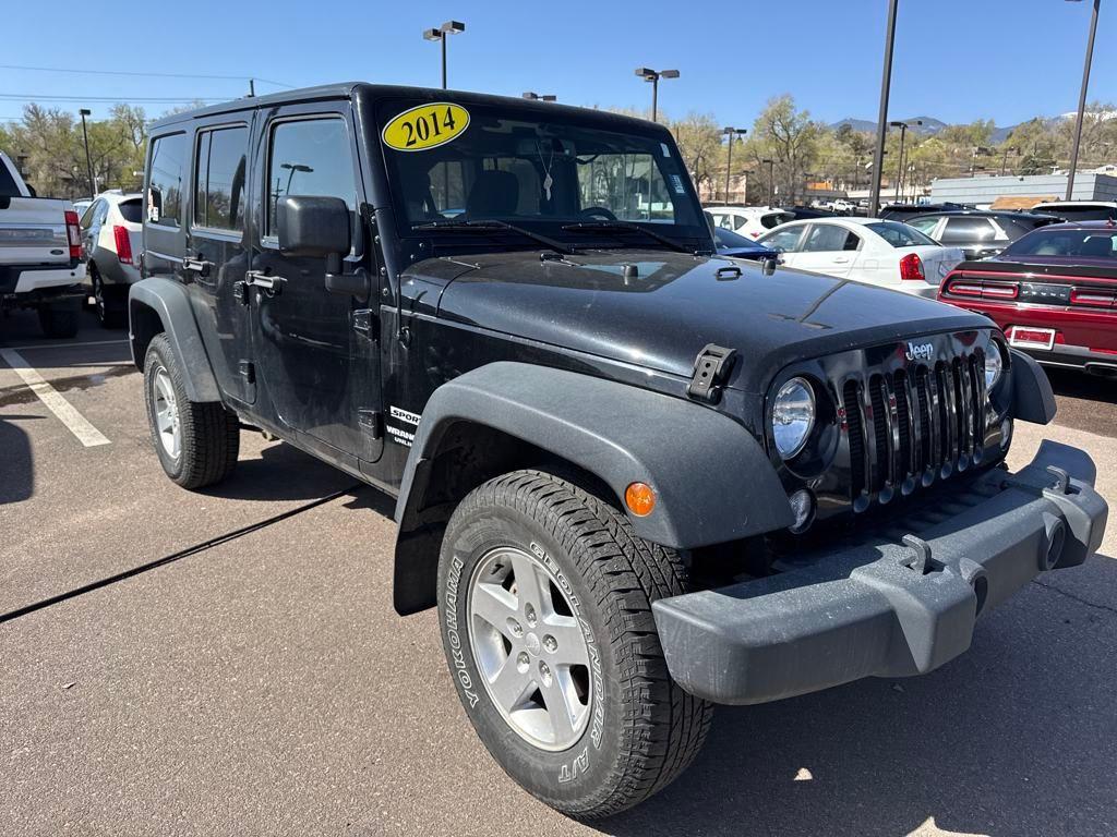used 2014 Jeep Wrangler Unlimited car, priced at $15,892