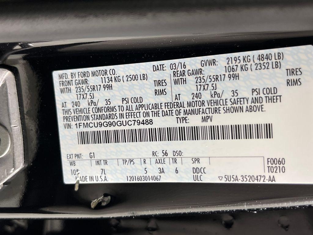 used 2016 Ford Escape car