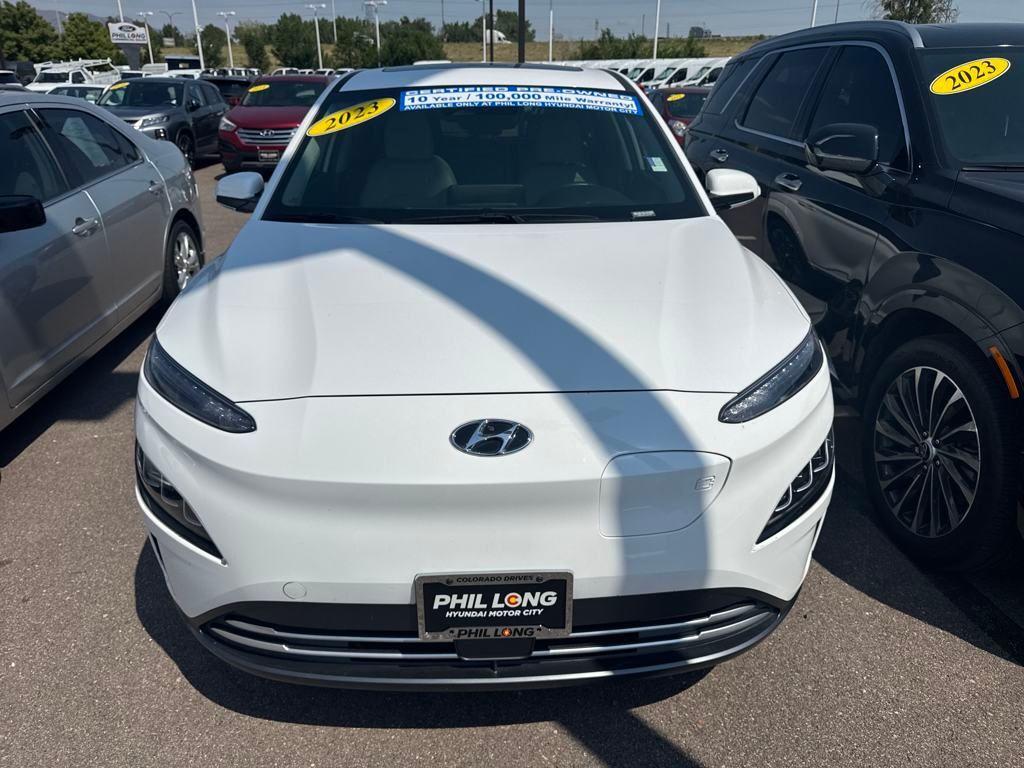 used 2023 Hyundai Kona EV car, priced at $24,392