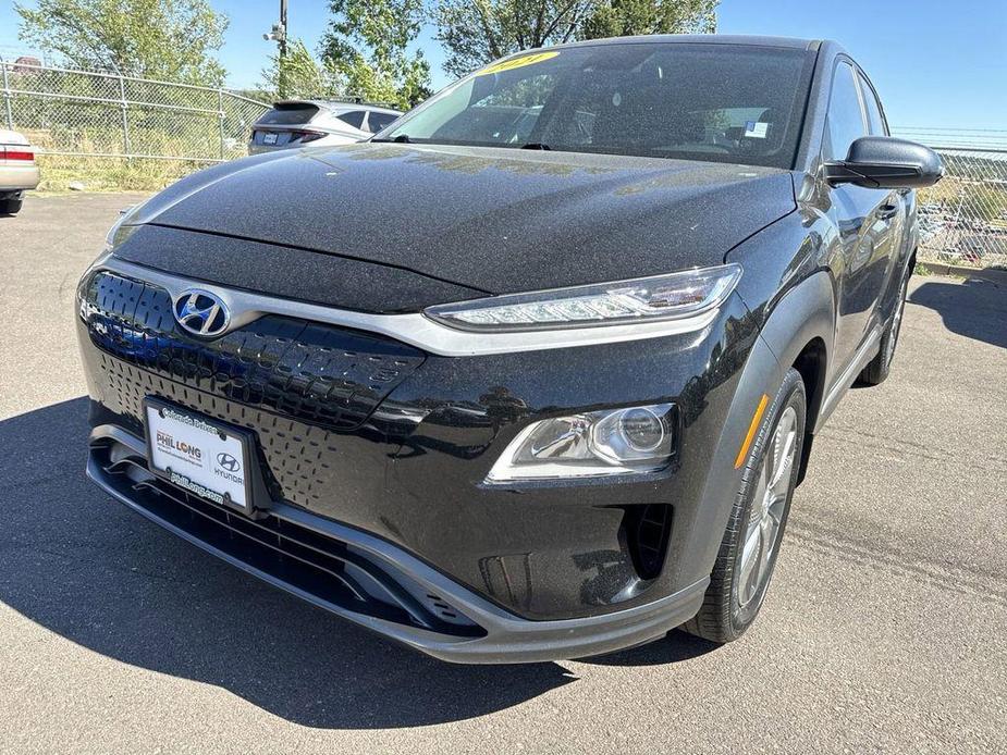 used 2021 Hyundai Kona EV car, priced at $27,986